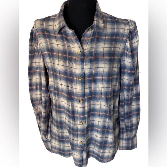 #510  RAILS Muted Flannel Button Down - Picture 1 of 10